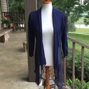 Navy blue cardigan